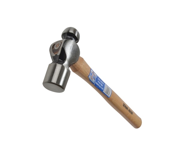 0039/128100 Hammer, ball-pein, hickory shaft 8oz/1/2lb
