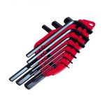 0111/107788 Hexagon key set, metric, 10 pieces, supplied in a plastic clip
