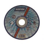 Abrasive flat metal cutting disc