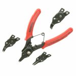 BH00/016714 Circlip plier set internal/external with four assorted interchangeable heads