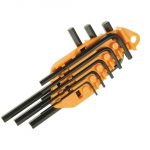 URLT/012525 Hexagon key set, metric, 8 pieces, supplied in a plastic clip