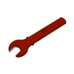 0039/087007 Spanner single open ended 24mm, Insulation to handle and head  (insulated up to 1000V BS EN 60900)