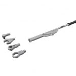 0094/001729 Torque wrench with inline 1" square drive: 300-1000Nm.  Specially modified to enable the use of interchangeable end fittings