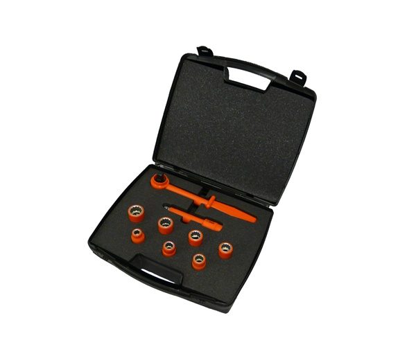 0111/109894 Insulated 9 piece metric socket set