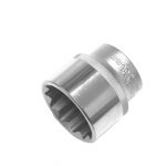 0111/120153 Socket short, bi-hex chrome 36mm x 1/2" sq. drive