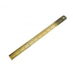 0111/120302 Steel rule metric/imperial, 300mm/12"