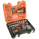 BH00/040687 Bahco 92 piece combined metric socket (1/4” and 1/2” square drive), hexagon key, bit and spanner set