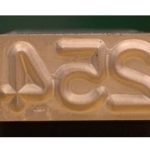 0039/053085 Welders' triple character hand stamp (i.e. 020, 138, 237, 438) without hand guard.