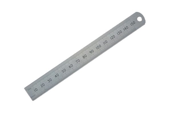 STA035340 Rustless steel rule 150mm