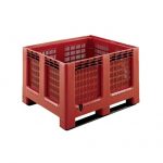 0111/113637 Geobox bulk pallet box (vented) (1200 x 1000 x 750mm) with skid base