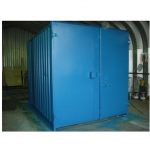 0111/113638 Steel storage container, 10’ long x 8’ wide