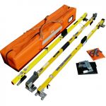 Protective storage bag for split type track gauges